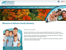 Tablet Screenshot of halonendentistry.com